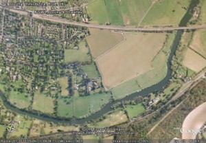 Arial view of the venue.